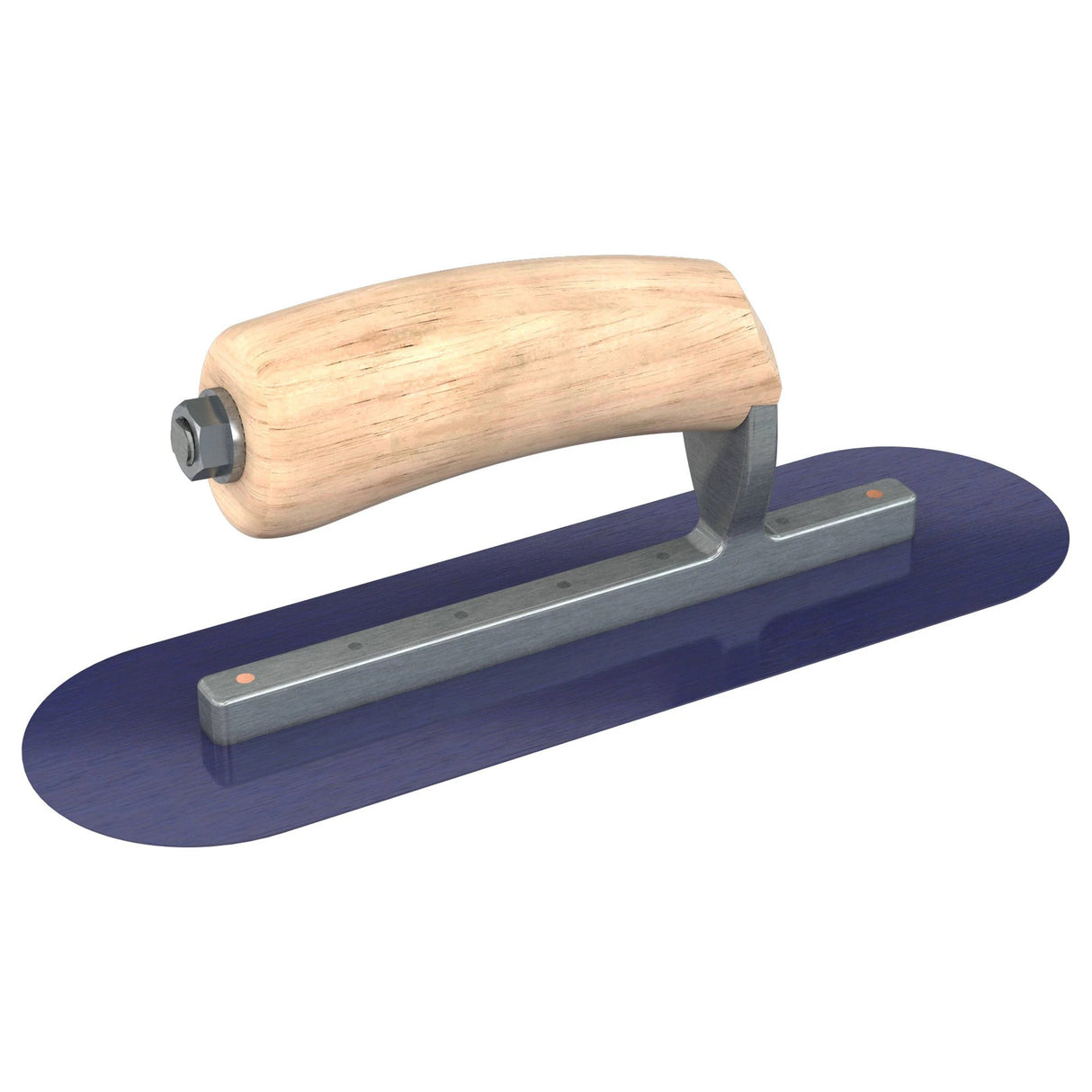Bon Tool Blue Steel Pool Trowel - Camel Back Wood Handle by Bon Tool