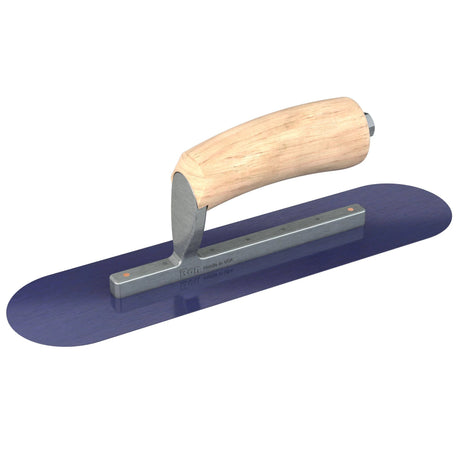 Bon Tool Blue Steel Pool Trowel - Camel Back Wood Handle by Bon Tool