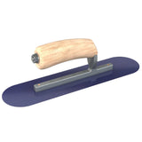 Bon Tool Blue Steel Pool Trowel - Camel Back Wood Handle by Bon Tool