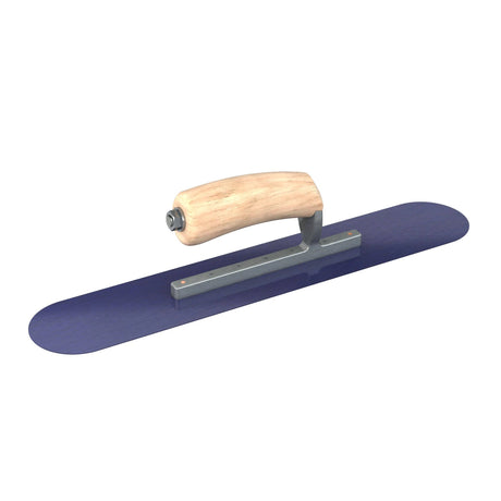 Bon Tool Blue Steel Pool Trowel - Camel Back Wood Handle by Bon Tool