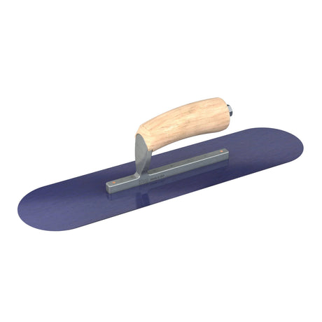 Bon Tool Blue Steel Pool Trowel - Camel Back Wood Handle by Bon Tool
