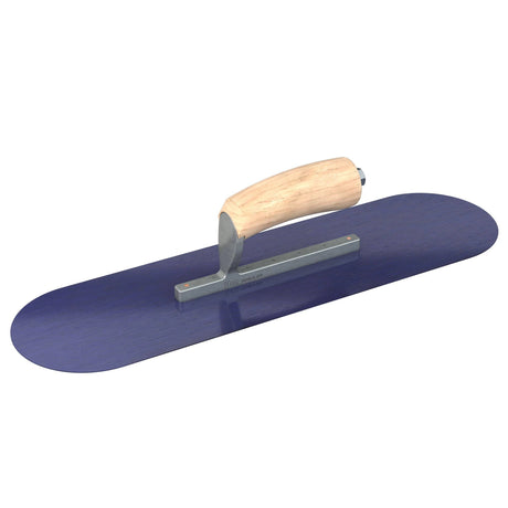 Bon Tool Blue Steel Pool Trowel - Camel Back Wood Handle by Bon Tool