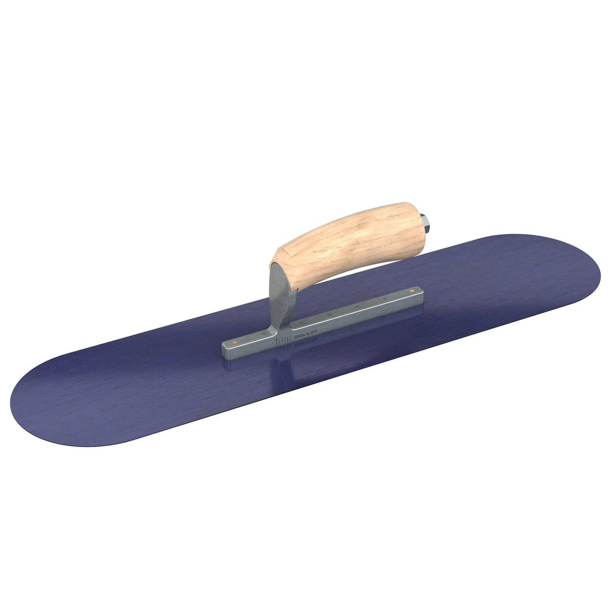 Bon Tool Blue Steel Pool Trowel - Camel Back Wood Handle by Bon Tool