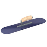 Bon Tool Blue Steel Pool Trowel - Camel Back Wood Handle by Bon Tool