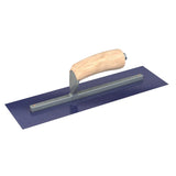 Bon Tool Blue Steel Square End Finish Trowel - Camel Back Wood Handle by Bon Tool