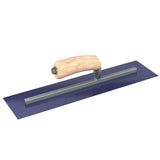 Bon Tool Blue Steel Square End Finish Trowel - Camel Back Wood Handle by Bon Tool