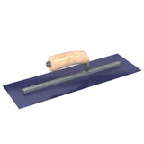 Bon Tool Blue Steel Square End Finish Trowel - Camel Back Wood Handle by Bon Tool