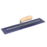 Bon Tool Blue Steel Square End Finish Trowel - Camel Back Wood Handle by Bon Tool