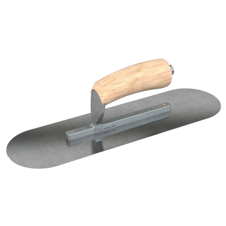 Bon Tool Carbon Steel Pool Trowel - Camel Back Wood Handle by Bon Tool