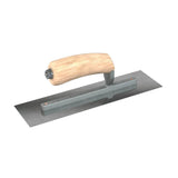 Bon Tool Carbon Steel Square End Finish Trowel - Camel Back Wood Handle by Bon Tool