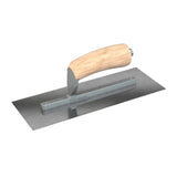 Bon Tool Carbon Steel Square End Finish Trowel - Camel Back Wood Handle by Bon Tool