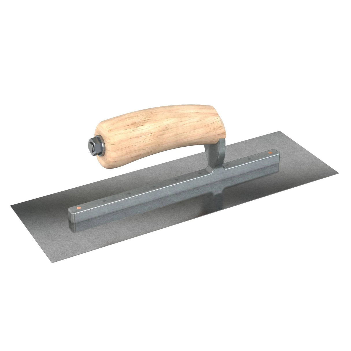 Bon Tool Carbon Steel Square End Finish Trowel - Camel Back Wood Handle by Bon Tool