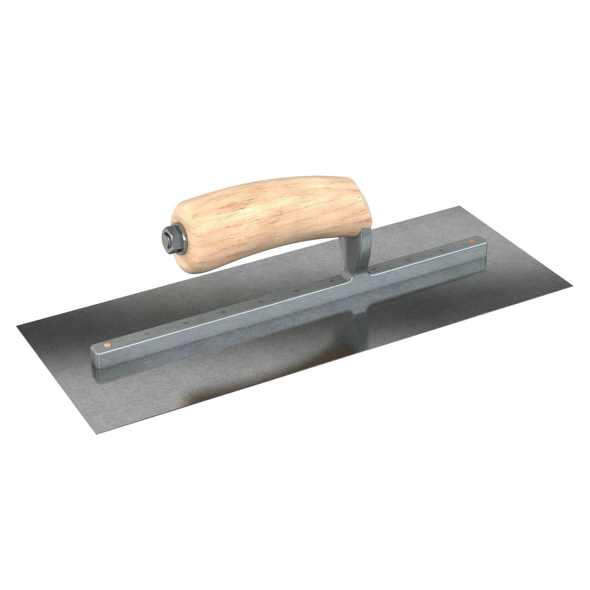Bon Tool Carbon Steel Square End Finish Trowel - Camel Back Wood Handle by Bon Tool