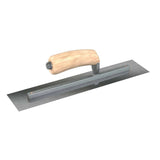 Bon Tool Carbon Steel Square End Finish Trowel - Camel Back Wood Handle by Bon Tool
