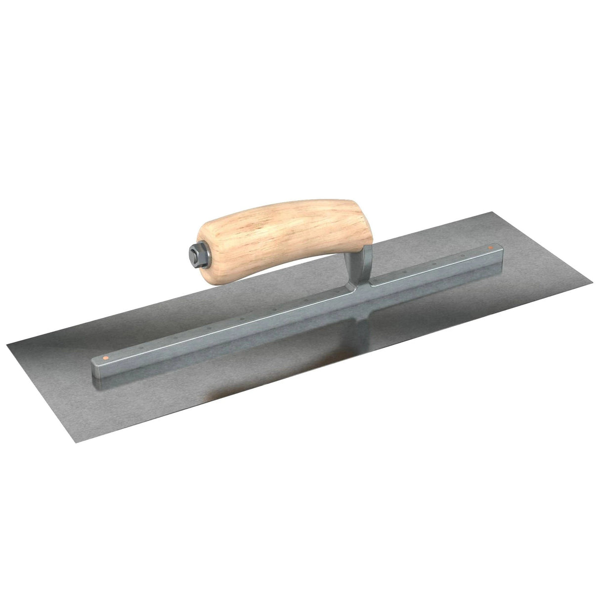 Bon Tool Carbon Steel Square End Finish Trowel - Camel Back Wood Handle by Bon Tool