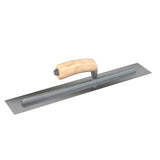 Bon Tool Carbon Steel Square End Finish Trowel - Camel Back Wood Handle by Bon Tool