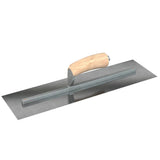 Bon Tool Carbon Steel Square End Finish Trowel - Camel Back Wood Handle by Bon Tool