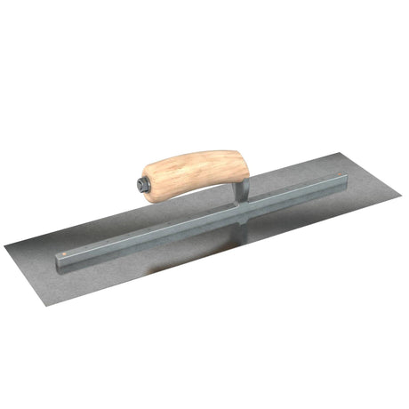 Bon Tool Carbon Steel Square End Finish Trowel - Camel Back Wood Handle by Bon Tool