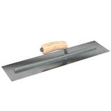Bon Tool Carbon Steel Square End Finish Trowel - Camel Back Wood Handle by Bon Tool