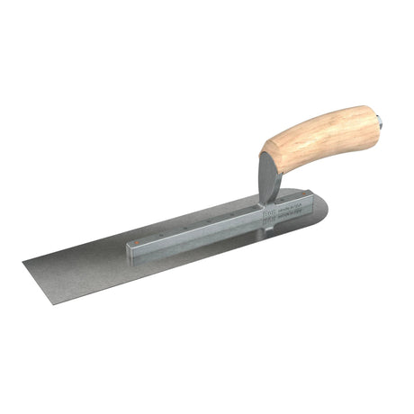 Bon Tool Carbon Steel Pipe Trowel - Camel Back Wood Handle by Bon Tool