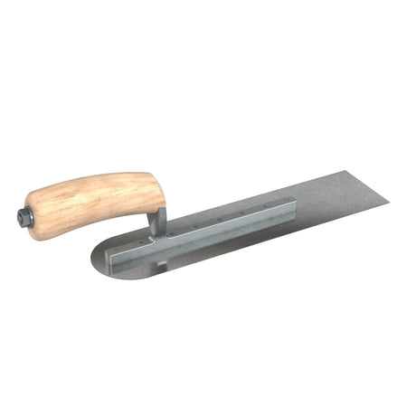Bon Tool Carbon Steel Pipe Trowel - Camel Back Wood Handle by Bon Tool