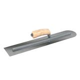 Bon Tool Carbon Steel Square/Round Trowel - Camel Back Wood Handle by Bon Tool