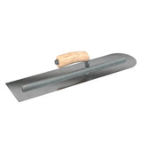Bon Tool Carbon Steel Square/Round Trowel - Camel Back Wood Handle by Bon Tool