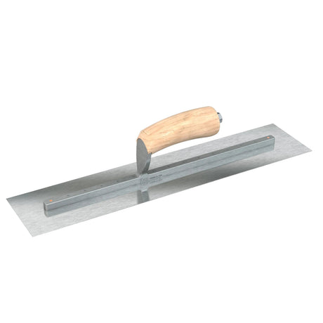 Bon Razor Stainless Steel Finishing Trowel - Square End - Camel Back Wood Handle by Bon Tool