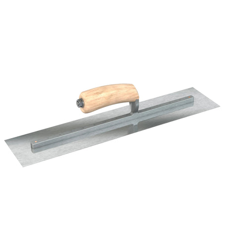 Bon Razor Stainless Steel Finishing Trowel - Square End - Camel Back Wood Handle by Bon Tool