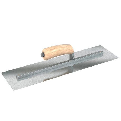 Bon Razor Stainless Steel Finishing Trowel - Square End - Camel Back Wood Handle by Bon Tool