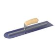 Bon Tool Blue Steel Square/Round Trowel - Camel Back Wood Handle by Bon Tool