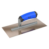 Bon Tool Golden Stainless Steel Square End Finish Trowel - Long Shank - Comfort Wave Handle by Bon Tool