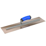 Bon Tool Golden Stainless Steel Square End Finish Trowel - Long Shank - Comfort Wave Handle by Bon Tool