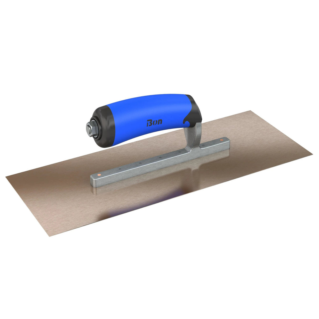 Bon Tool Golden Stainless Steel Square End Finish Trowel - Short Shank - Comfort Wave Handle by Bon Tool