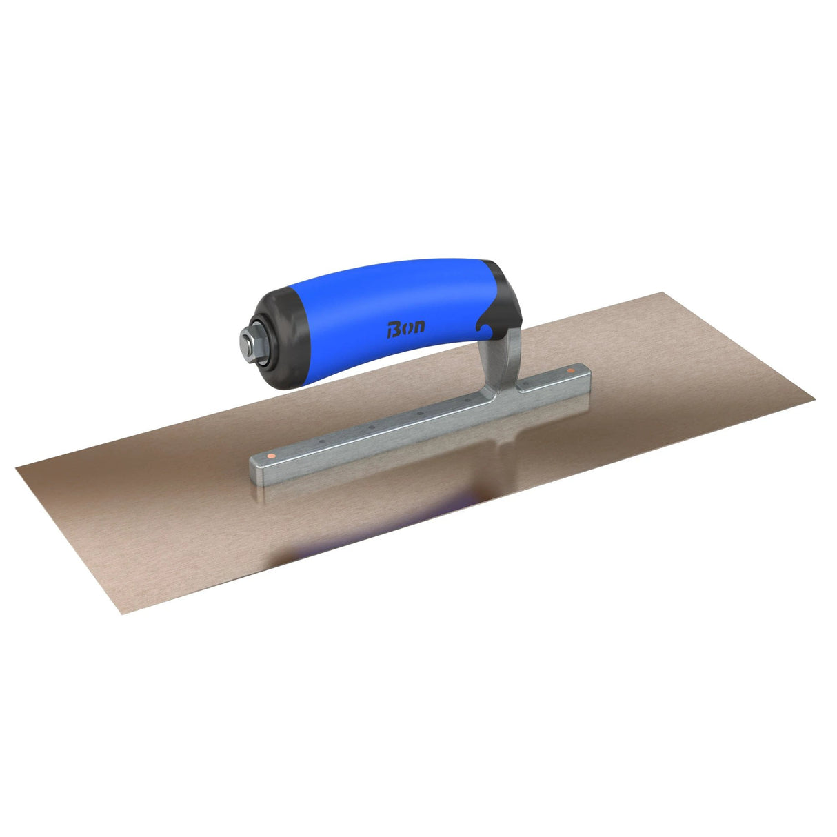 Bon Tool Golden Stainless Steel Square End Finish Trowel - Short Shank - Comfort Wave Handle by Bon Tool
