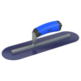 Bon Tool Blue Steel Round End Finish Trowel - Comfort Wave Handle by Bon Tool