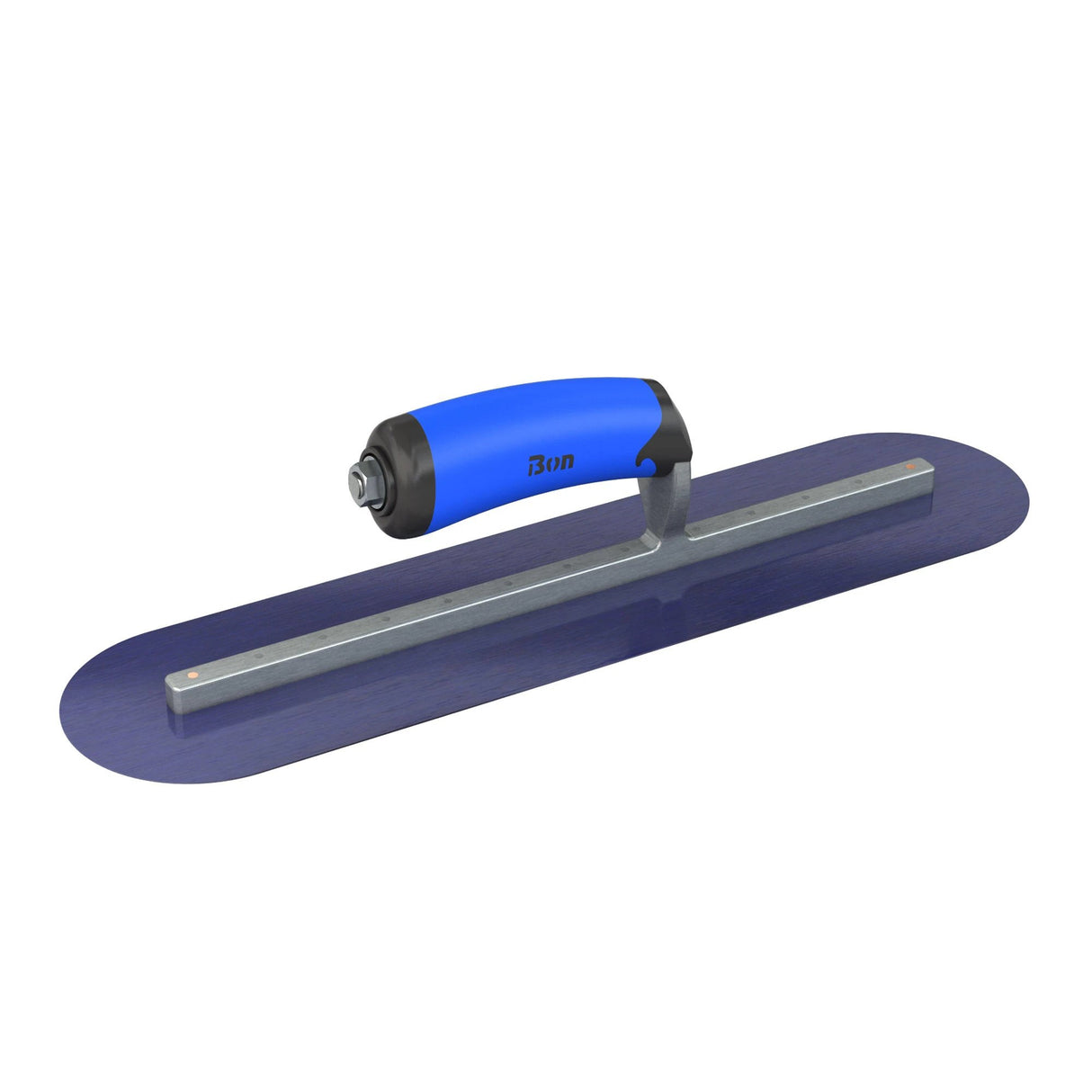 Bon Tool Blue Steel Round End Finish Trowel - Comfort Wave Handle by Bon Tool