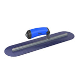Bon Tool Blue Steel Round End Finish Trowel - Comfort Wave Handle by Bon Tool