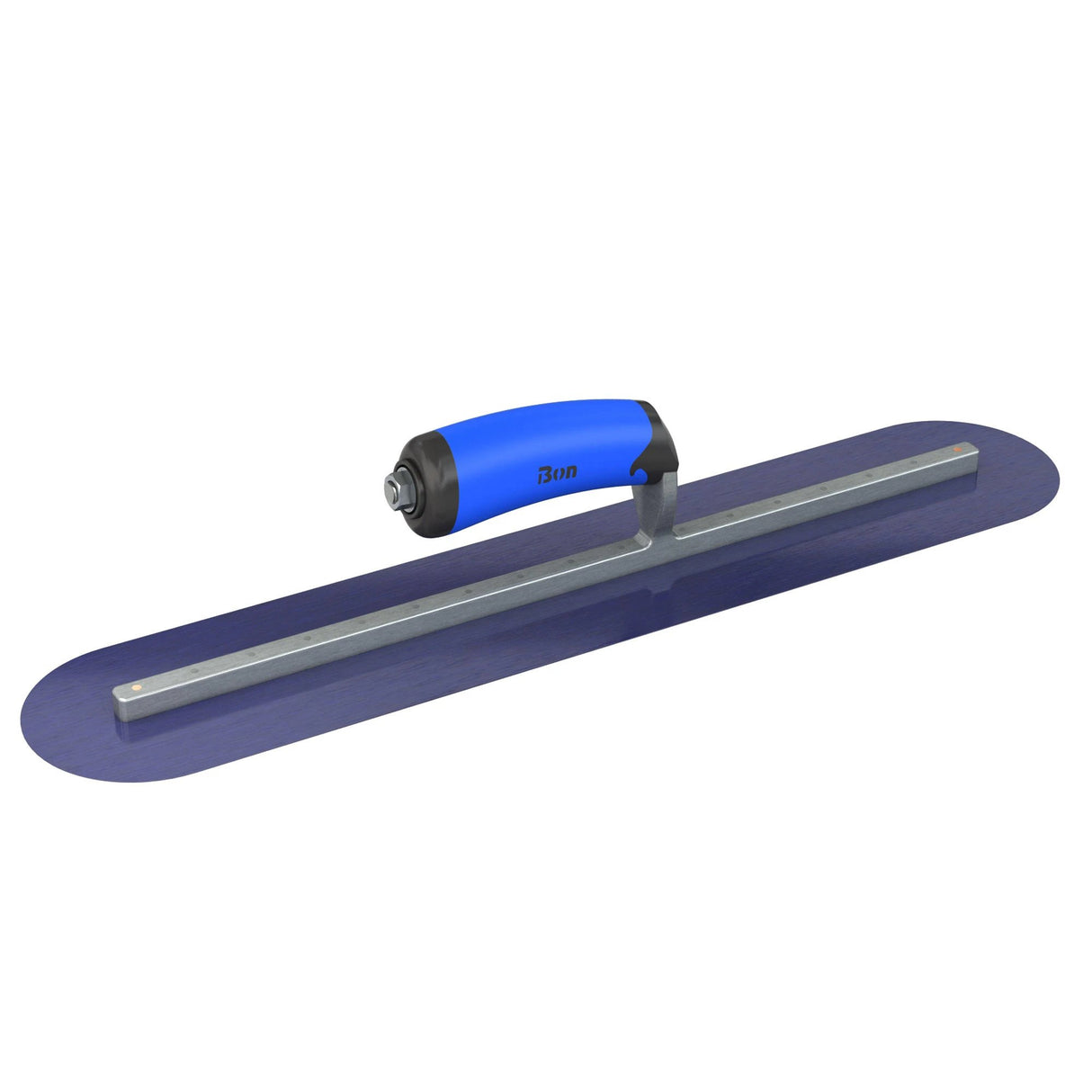 Bon Tool Blue Steel Round End Finish Trowel - Comfort Wave Handle by Bon Tool