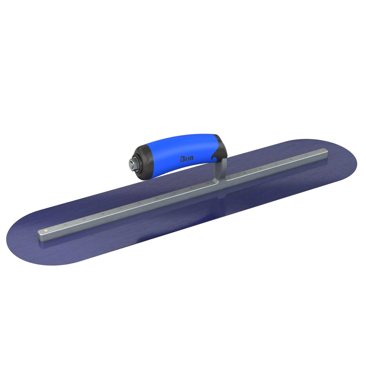 Bon Tool Blue Steel Round End Finish Trowel - Comfort Wave Handle by Bon Tool