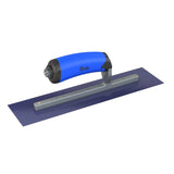 Bon Tool Blue Steel Square End Finish Trowel - Camel Back Wood Handle by Bon Tool