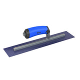 Bon Tool Blue Steel Square End Finish Trowel - Camel Back Wood Handle by Bon Tool