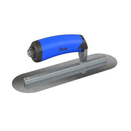 Bon Tool Carbon Steel Round End Finish Trowel - Comfort Wave Handle by Bon Tool