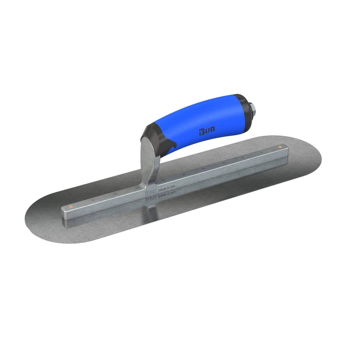 Bon Tool Carbon Steel Round End Finish Trowel - Comfort Wave Handle by Bon Tool