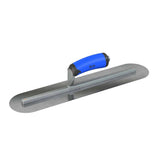 Bon Tool Carbon Steel Round End Finish Trowel - Comfort Wave Handle by Bon Tool