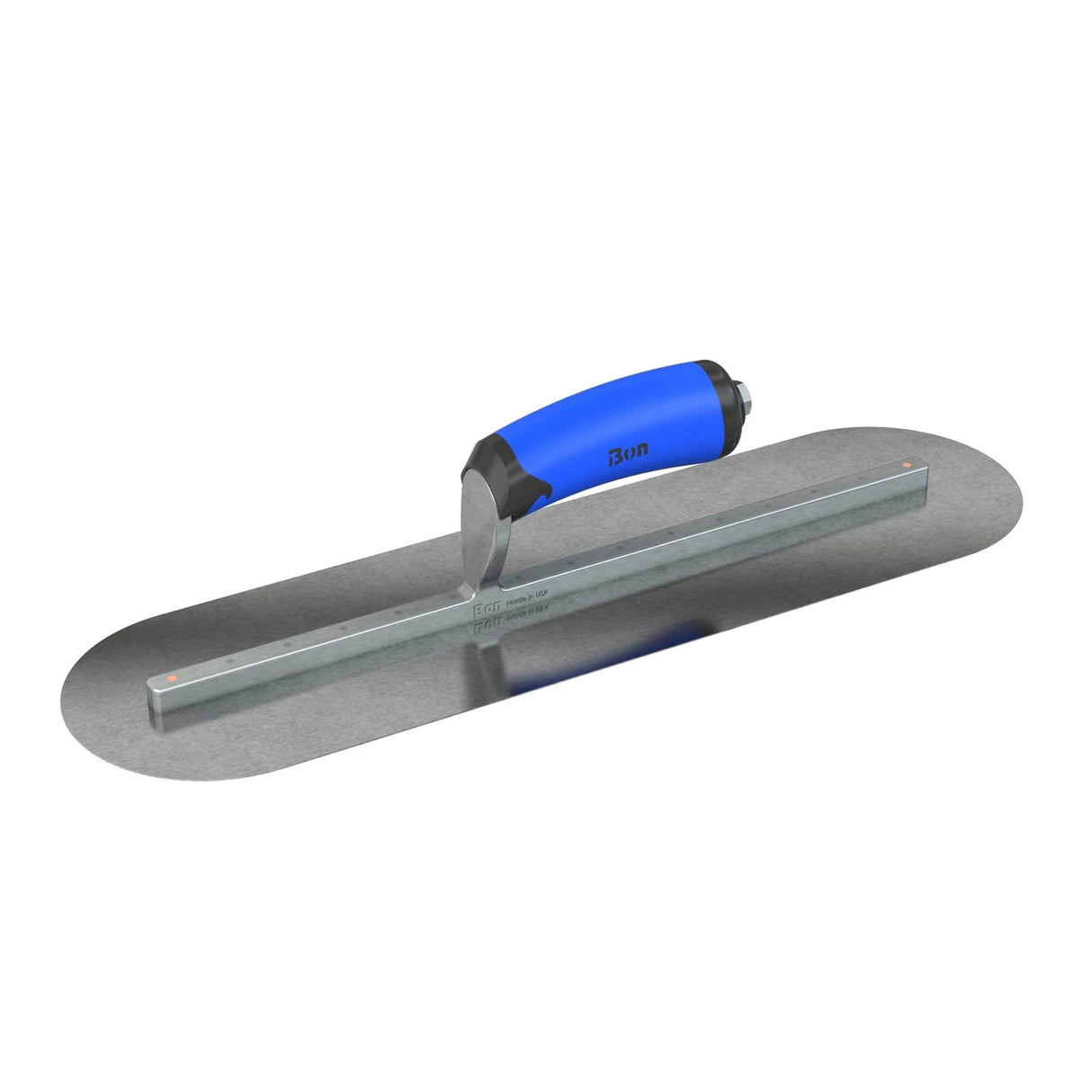 Bon Tool Carbon Steel Round End Finish Trowel - Comfort Wave Handle by Bon Tool