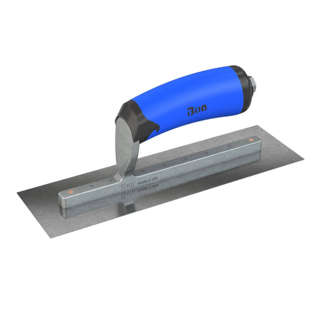 Bon Tool Carbon Steel Square End Finish Trowel - Comfort Wave Handle by Bon Tool