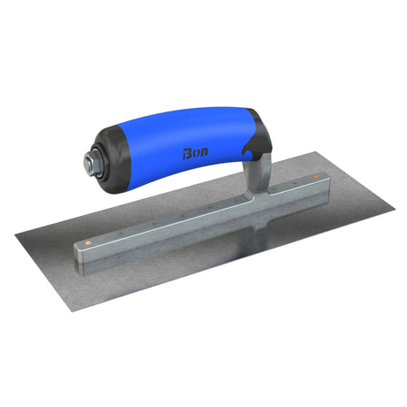 Bon Tool Carbon Steel Square End Finish Trowel - Comfort Wave Handle by Bon Tool