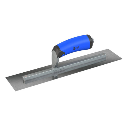 Bon Tool Carbon Steel Square End Finish Trowel - Comfort Wave Handle by Bon Tool