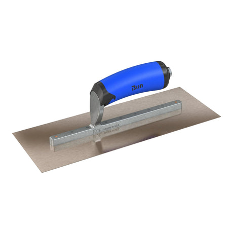 Bon Razor Stainless Steel Finishing Trowel - Square End - Comfort Wave Handle by Bon Tool